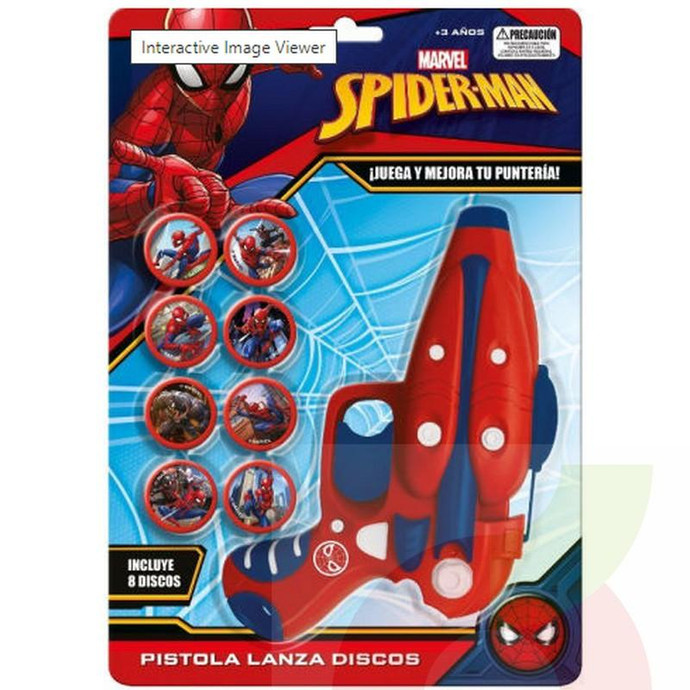 Lanza Disco Spiderman - Lanza Disco Spiderman