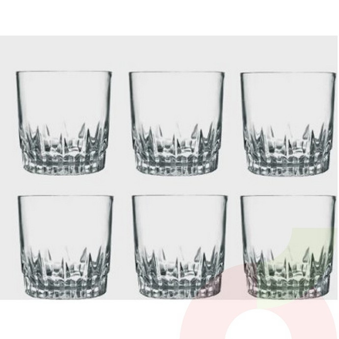 Set Vasos Vidrio Vegas Whiskey Nadir 290Ml 6 Unidades - pack 6 vasos nadir whisky.JPG