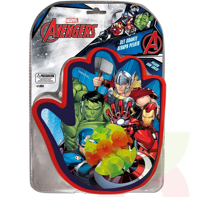 Set Guante Atrapa Pelota Avangers  - set guantes.jpg