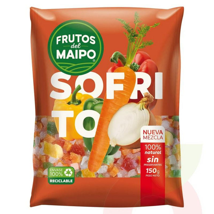 Sofrito Morrón, Zanahoria y Cebolla Frutos del Maipo 150Gr - Sofrito 150Gr
