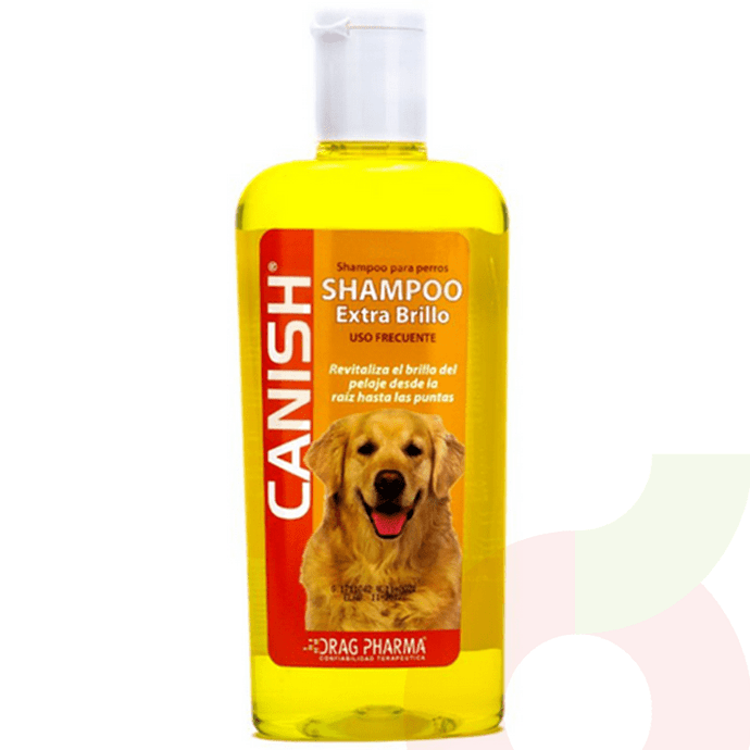 Shampoo Perro Extra Brillo Uso Frecuente Canish 300Ml - Canish Shampoo Extra Brillo 300 Cc
