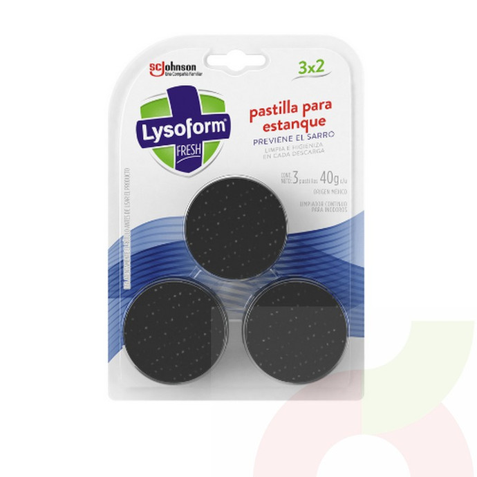 Pastilla Estanque Lysoform 3 Unidades  - lysoform 3 estanque .jpg
