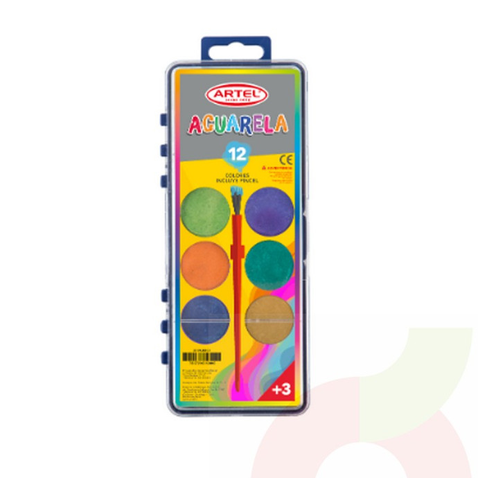 Acuarela 12 Colores Artel  - Acuarela .jpg