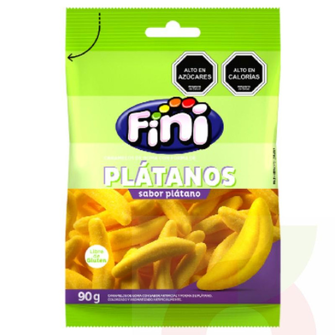 Gomitas Plátano Fini 90Gr - Gomitas Plátano Fini 90Gr
