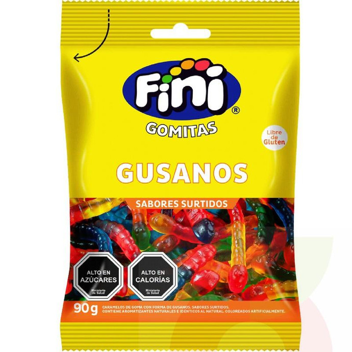 Gomita Gusano Dulce Fini 90Gr - Gomita Gusano Dulce Fini 90 Gr