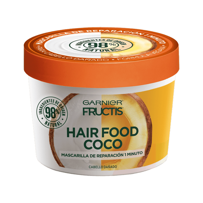 Mascarilla Reparación Hair Food Coco Cabello Dañado Fructis 350Ml - Crema Trat. 350Ml Fructis Coco