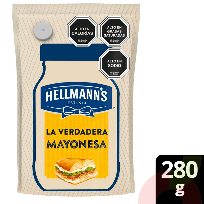 Mayonesa Hellmanns 280Gr - Mayonesa Hellmanns 280gr.JPG