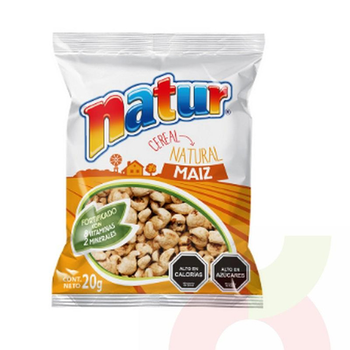 Cereal Maíz Individual Natur 20Gr - Cereal Natur Maíz Individual 20 Gr