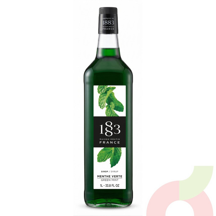 Syrup Green Mint 1883 Maison Routin 1Lt - Syrup Green Mint 1883 1Lt.JPG