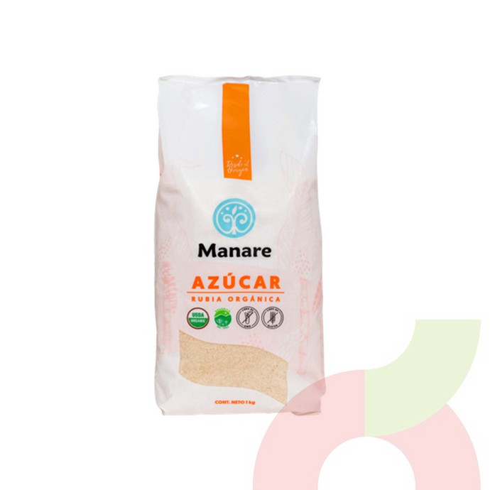 Azúcar Rubia Orgánica Manare 1Kg - 7804651860517.JPG