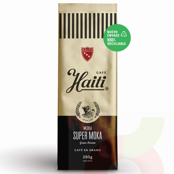 Café en Grano Mezcla Super Moka 3 Haití 250Gr - 7801805000027.jpg
