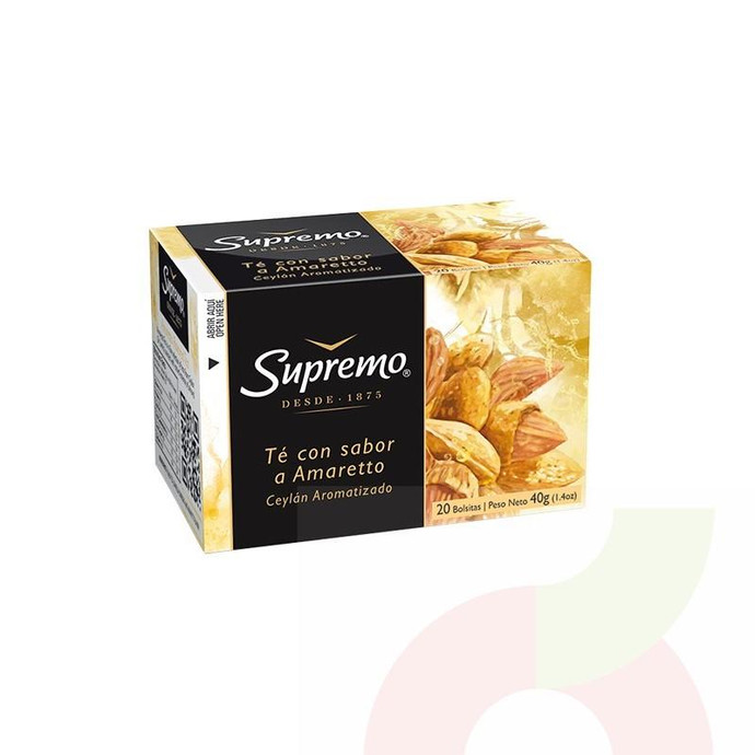 Té Amaretto Supremo 20 Unidades 40Gr  - Té De Amaretto-Supremo 20 Unid