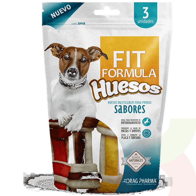 Snack Huesos Sabores Fit Formula Drag Pharma 3 Unidades - Fit Formula, Sabores 3 Un.