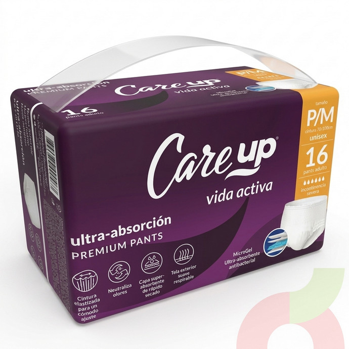 Pañal Premium Pants P-M Care Up 16 Unidades - Pañal Premium Pants P-M Care Up 16 Unidades.JPG