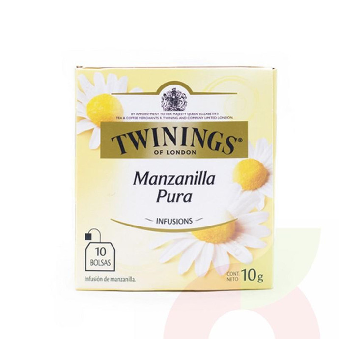 Infusión Manzanilla Twinings 10 Unidades 20Gr - Infusion Twinings 10U Manzanilla                     