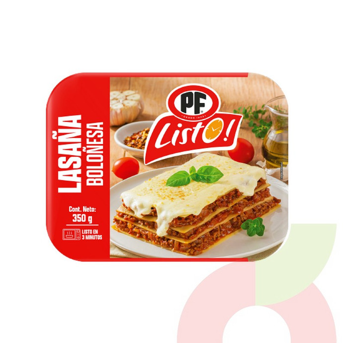 Lasaña Boloñesa PF Listo 350Gr - 7801930001852.JPG
