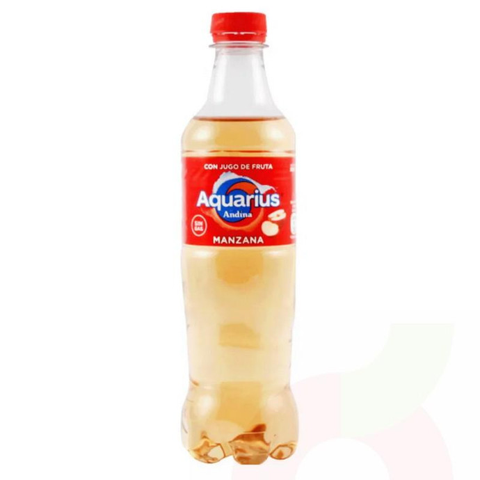 Agua Manzana Aquarius 500Ml - Agua Aquarius Manzana 500Cc