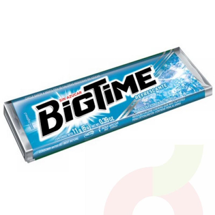 Chicle Refrescante Bigtime 11Gr  - Chicle Bigtime 11Gr Refres.