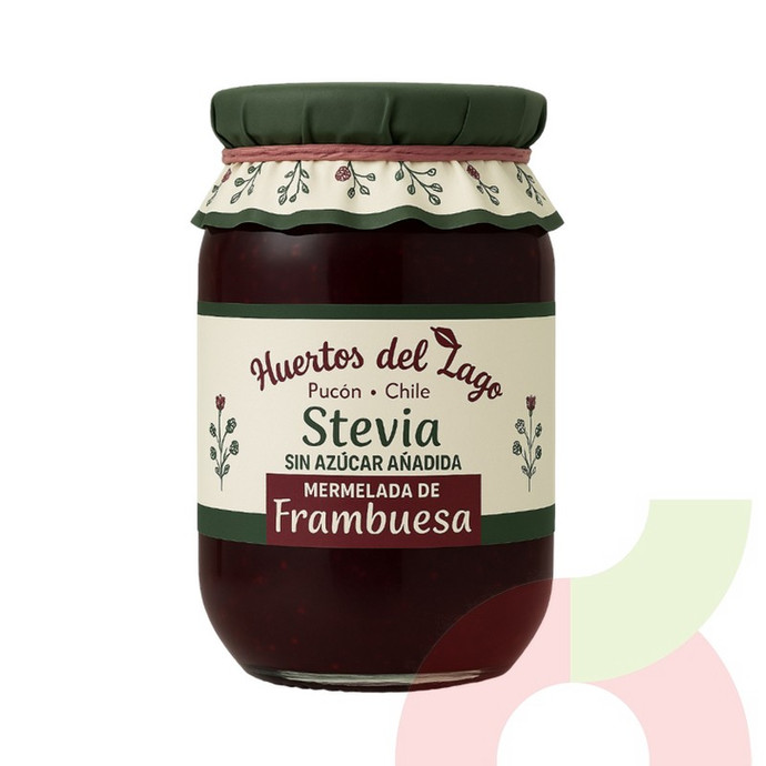 Mermelada Frambuesa Stevia Huertos Del Lago 230Gr - 7809580400636.JPG