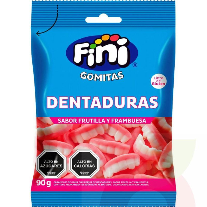 Gomitas Dentadura Fini 90Gr - Gomitas Dentadura Fini 90Gr