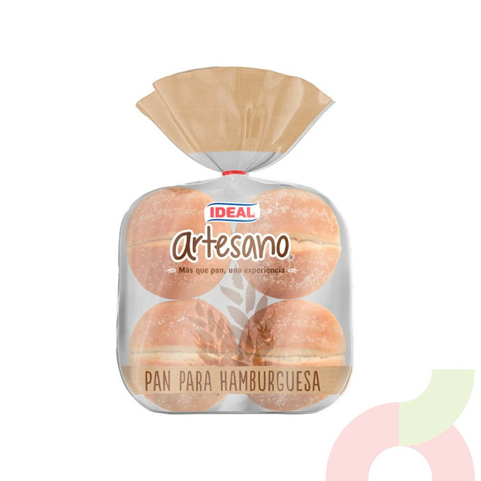 Pan Artesano Hamburguesa Ideal 720Gr 8 Unidades - 7803403002588 (2).JPG