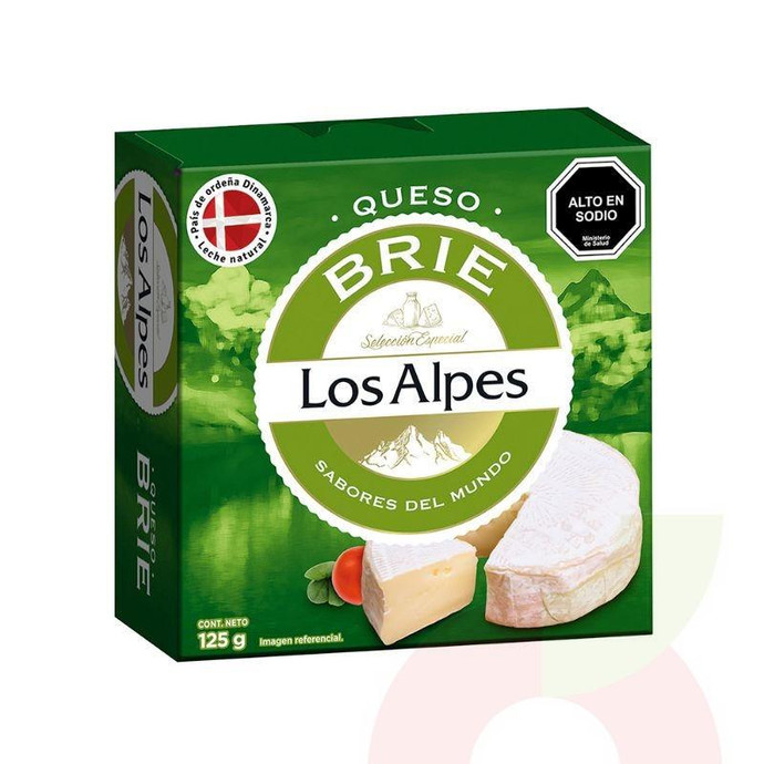 Queso Brie Los Alpes 125Gr - Queso Brie Los Alpes 125Gr