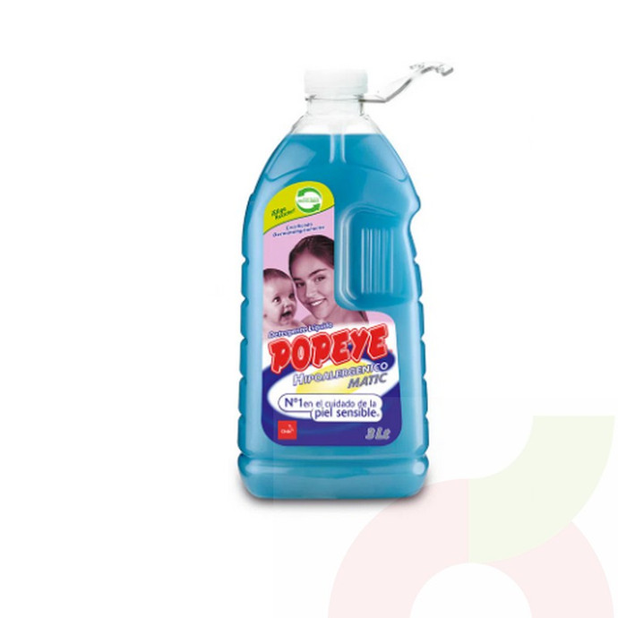 Detergente Hipoalergénico Popeye 3Lt - detergente hipoleargenico azul popeye.jpg