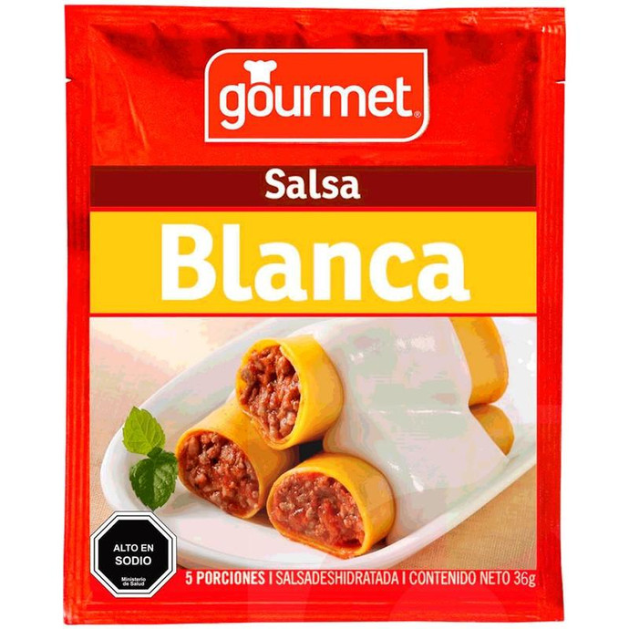 Salsa Blanca Gourmet 36Gr - Salsa Blanca Gourmet 36Gr