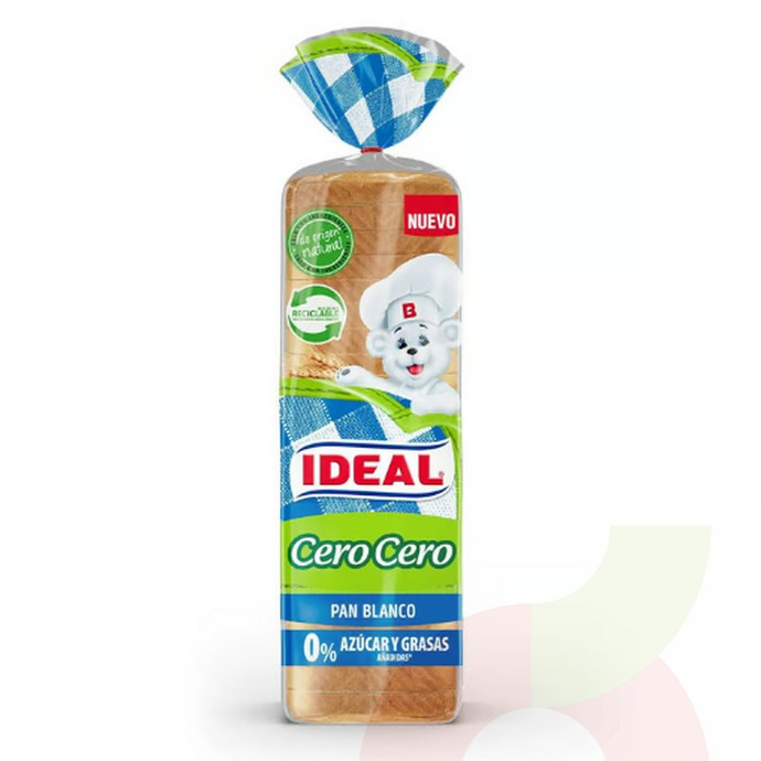 Pan Blanco Cero 580Gr  - pan cero cero.jpg
