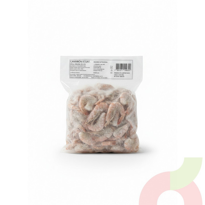 Camarón Ecuatoriano Cola Cruda 500Gr - 7801271009302.JPG