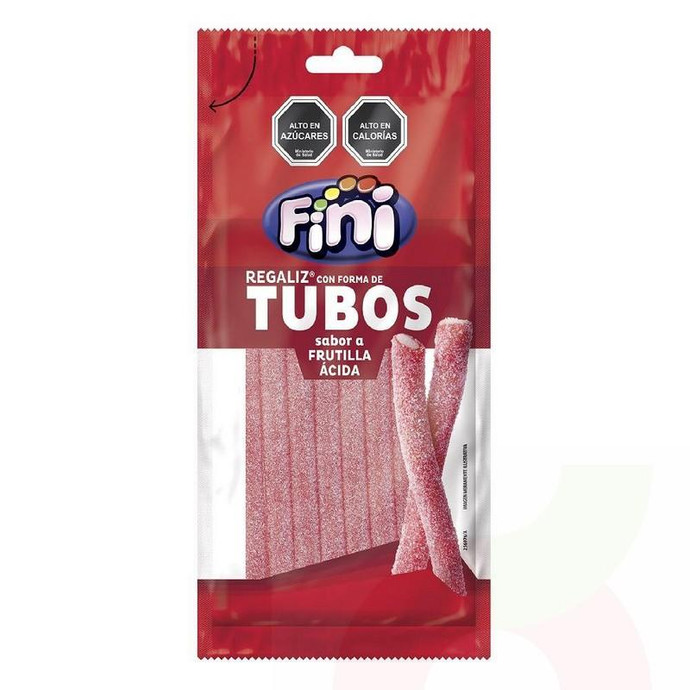 Regaliz Acido Sabor Frutilla Fini 80Gr - Caramelo Regaliz Acido Sabor Frutilla Fini 80Gr