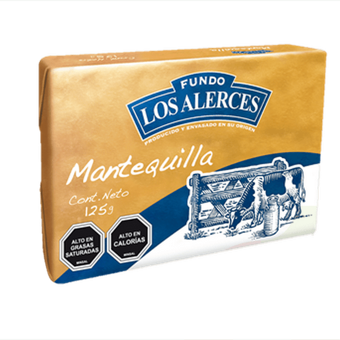 Mantequilla Los Alerces 125Gr - Mantequilla-Los Alerces 125Gr