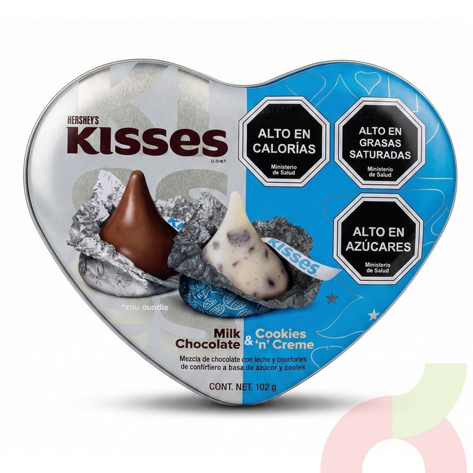 Kisses Chocolate & Cookies 'n' Creme Hersheys 102Gr - Kisses Chocolate Cookies Creme Hersheys 102Gr.JPG