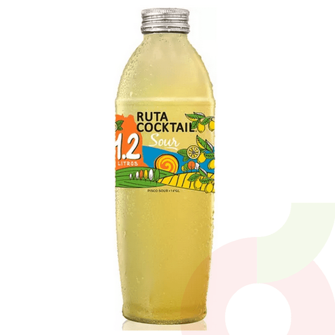 Pisco Sour Ruta Cocktail 1.2Lt - Pisco Sour Limón Ruta Sur 1.2L