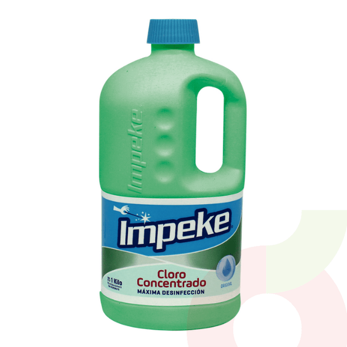 Cloro Concentrado Forte Impeke 1Lt - Coloro Impeke Concentrado Forte 1 Kilo