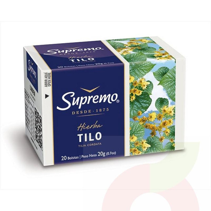 Hierba Tilo Supremo 20 Unidades 20Gr  - Hierba Tilo-Supremo 20 Unid