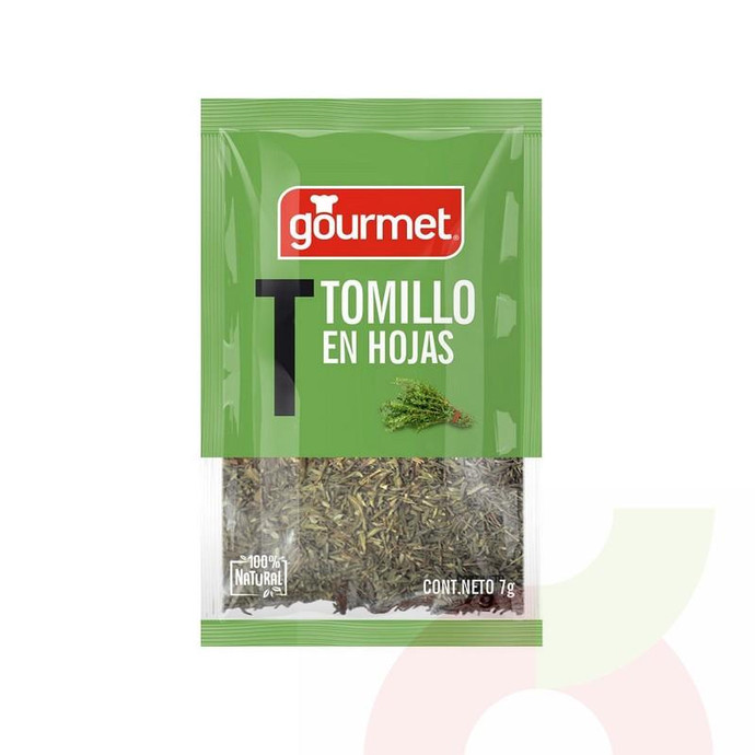 Tomillo en Hojas Sobre Gourmet 7Gr - Tomillo En Hojas Sobre Gourmet 7Gr