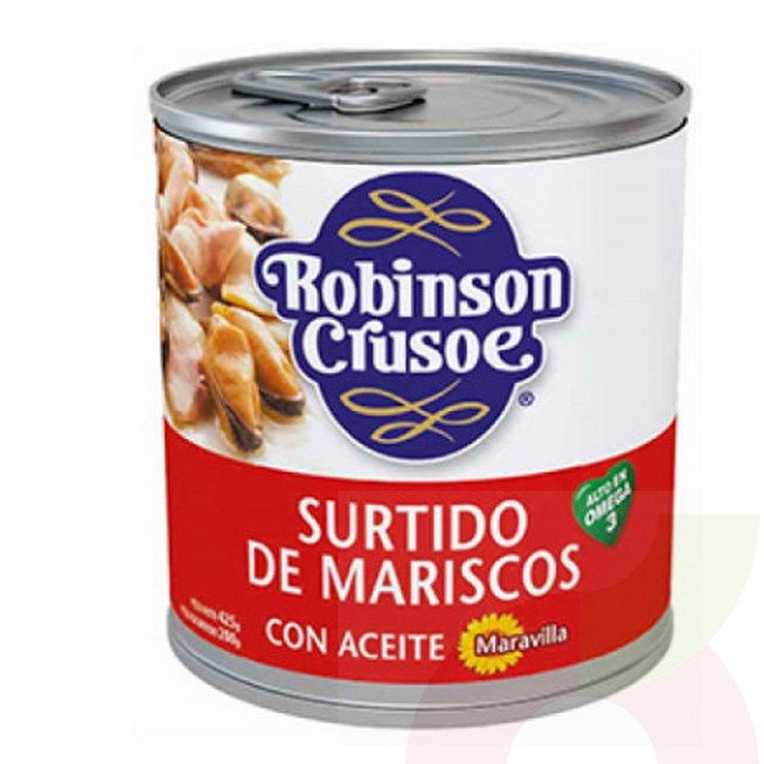 Surtido Caldillo en Aceite 425Gr - surtido de mariscos .jpg