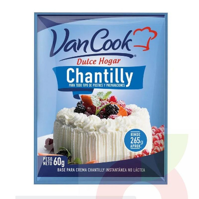 Crema Chantilly Van-cook 60Gr - Crema Chantilly Vancook 60 Gr