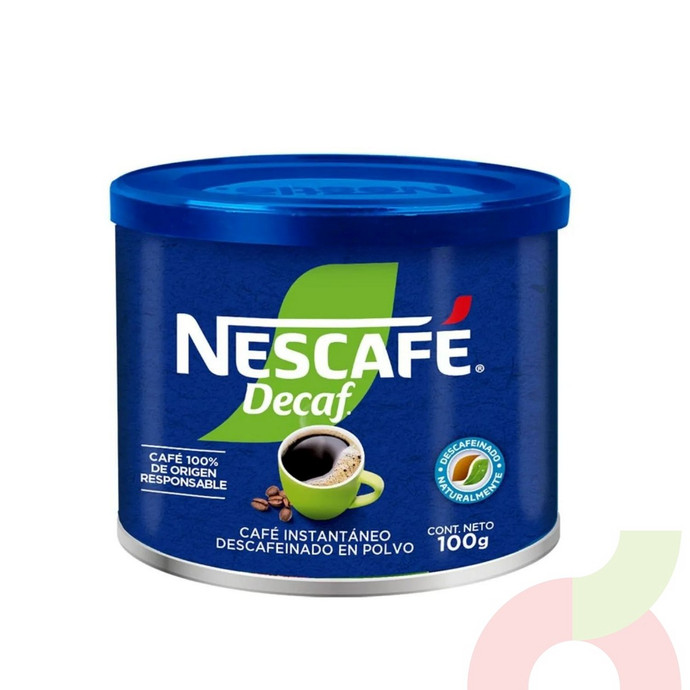 Café Descafeinado Nescafé 100Gr - cafe 100 desca.JPG