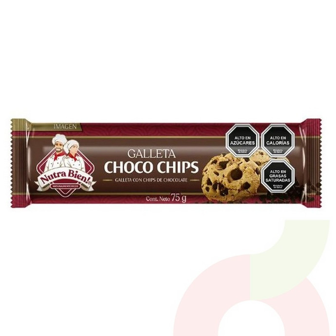 Galleta Nutra Bien 75Gr Choco Chips  - 7803525000769.JPG