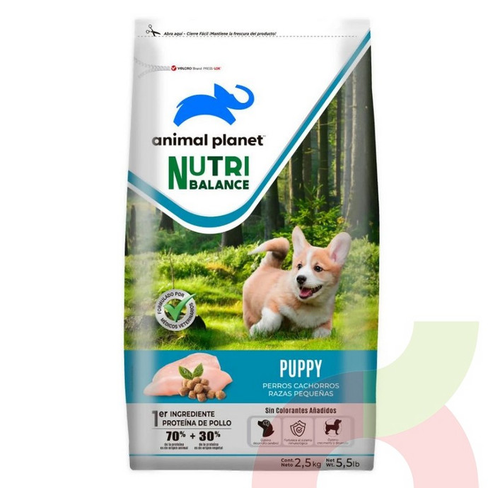 Alimento Perro Cachorro Raza Pequeña Nutribalance Animal Planet 2.5Kg - 7802575533616.JPG