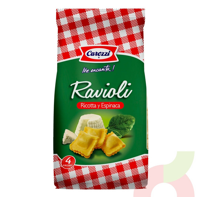 Ravioli Ricotta & Espinaca Carozzi 400Gr - Ravioli Ricotta y Espinaca Carozzi 400Gr.JPG