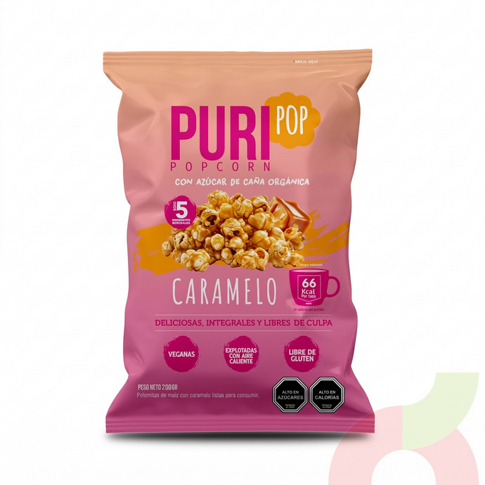 Popcorn Caramelo Puri 200Gr - Popcorn Caramelo Puri 200Gr.JPG