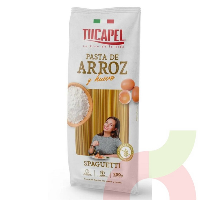 Pasta de Arroz Spaguetti Sin Gluten Tucapel 250Gr - 7801420002109.JPG