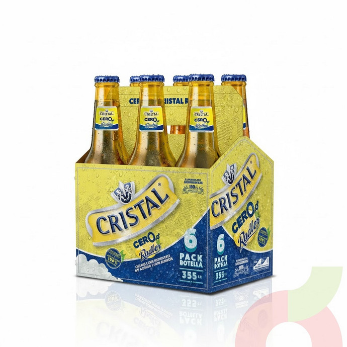 Pack Cerveza Cero Radler Cristal 355Cc 6 Unidades - cristal cero radler 355.JPG