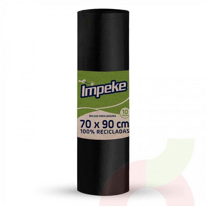 Bolsa Basura Impeke 70x90 10 Unidades  - Bolsa Basura Impeke 70*90 10U (**)