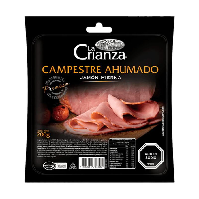 Jamón Ahumado Campestre La Crianza 200Gr - Jamon Ahumado Campestre La Crianza 200Gr