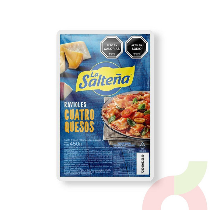 Ravioles Cuatro Quesos La Salteña 450Gr - 7790070630810.JPG