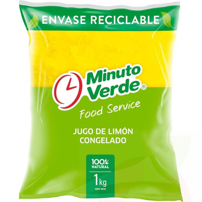 Jugo Limón Minuto Verde 1Kg  - Jugo Limon Minuto Verde 1Kg